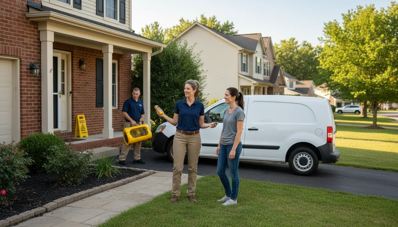 Water restoration image for Mildew Remediation in Caldwell, NJ